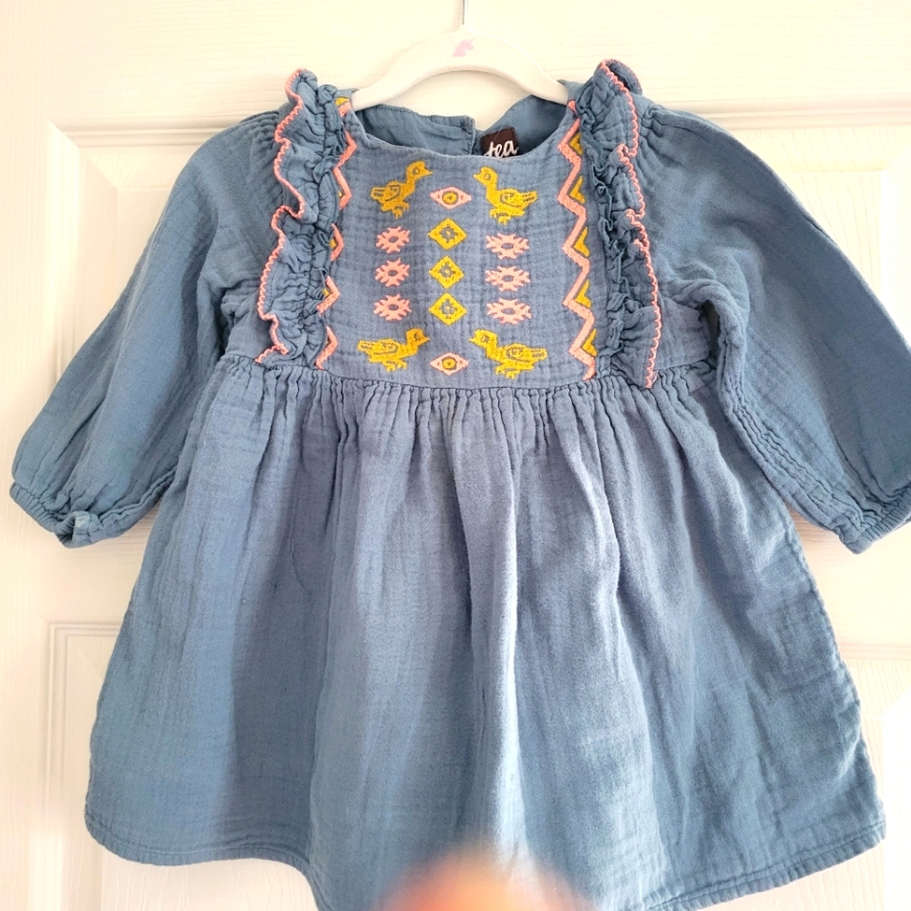 Tea Denim toddler dress